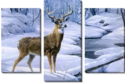 Модульная картина Олень (Deer) №2