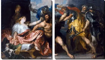 Модульная картина Самсон и Далила (Samson and Delilah)