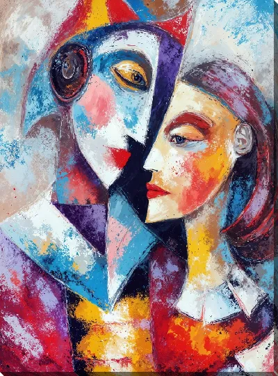 Картина маслом Взор минуя