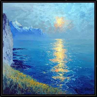 Картина Солнечная дорожка на воде
