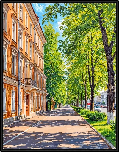 Картина Улица Петербурга