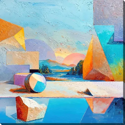 Картина маслом Микс яркого