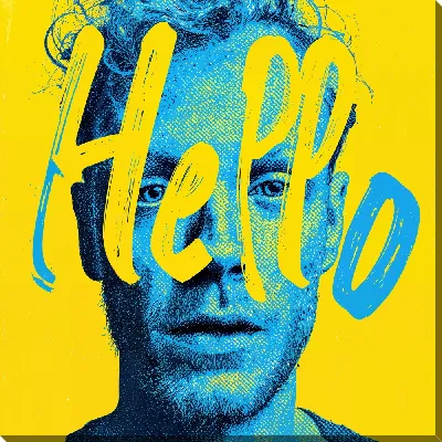 Картина маслом Hello