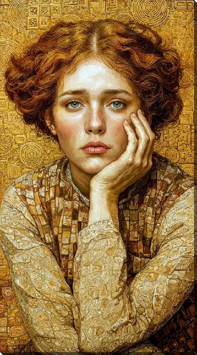 Картина маслом Ожидая реальность