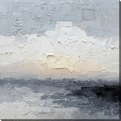 Картина маслом Оттенок серого