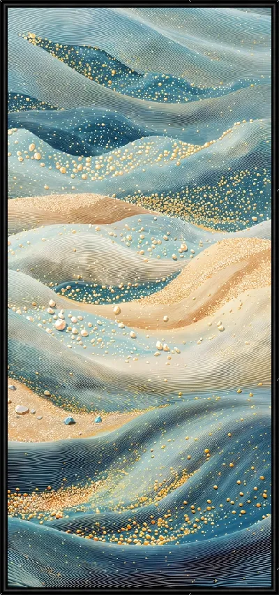 Картина Барханы абстракции