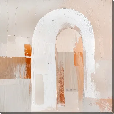 Картина маслом Бежевая арка №5
