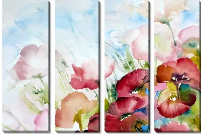 Модульная картина Цветы (Flowers) №15