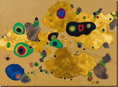 Картина маслом Золотая абстракция №1