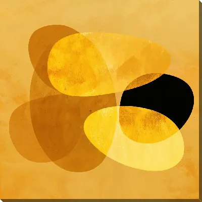 Картина маслом Золотая абстракция №5