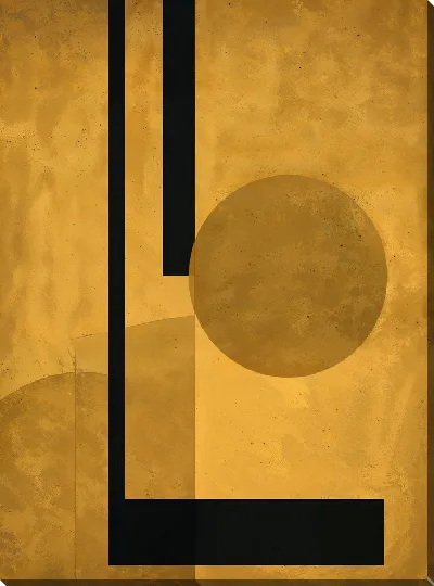 Картина маслом Золотая абстракция №6