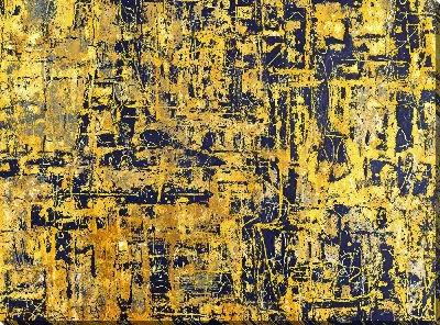 Картина маслом Золотая абстракция №18