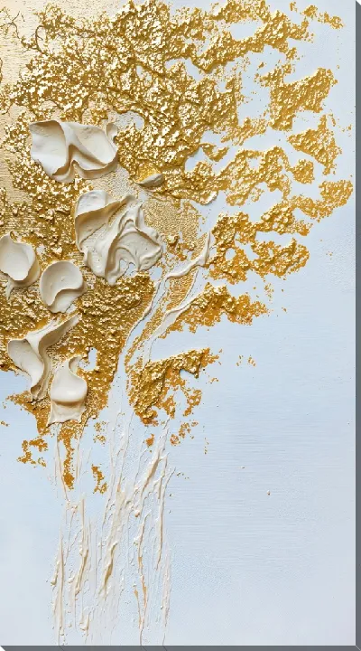 Картина маслом Золотая абстракция №19