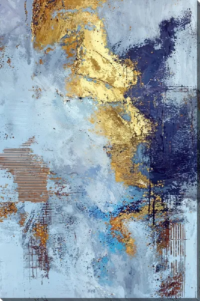 Картина маслом Золотая абстракция №20