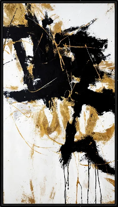 Картина Золотая абстракция №22