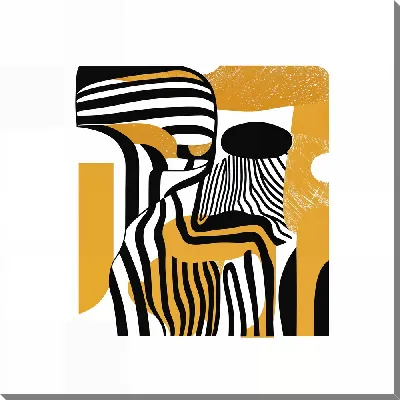 Картина маслом Золотая абстракция №23