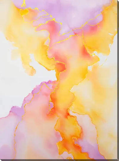 Картина маслом Золотая абстракция №25