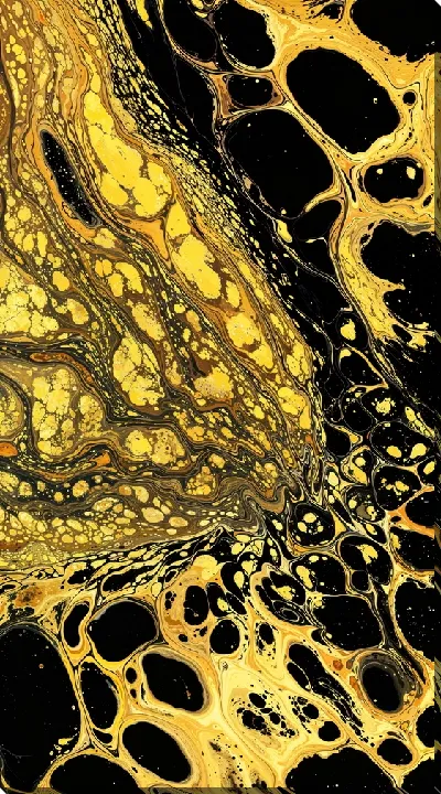 Картина маслом Золотая абстракция №31