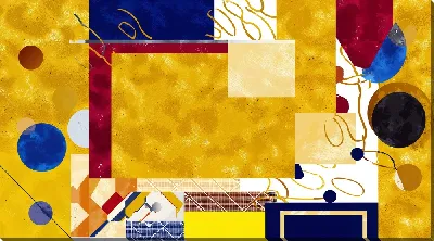 Картина маслом Золотая абстракция №35