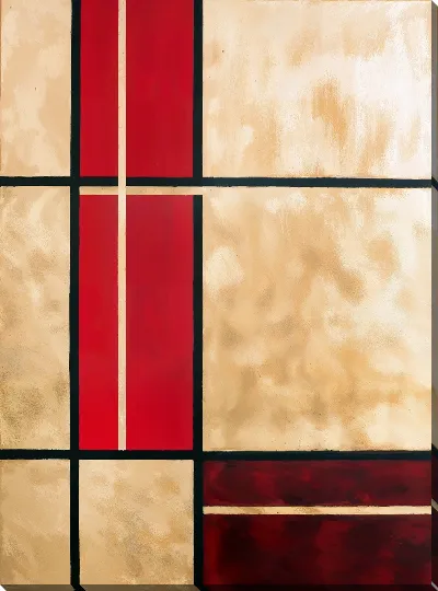 Картина маслом Золотая абстракция №37