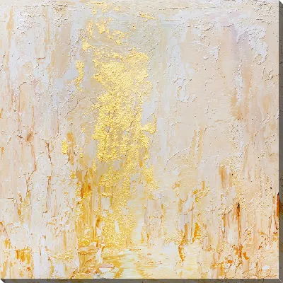 Картина маслом Золотая абстракция №55