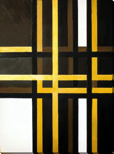 Картина маслом Золотая абстракция №58