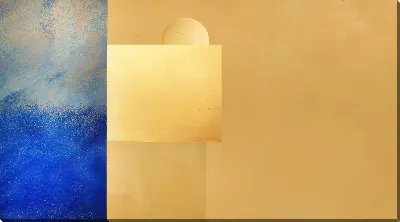 Картина маслом Золотая абстракция №60