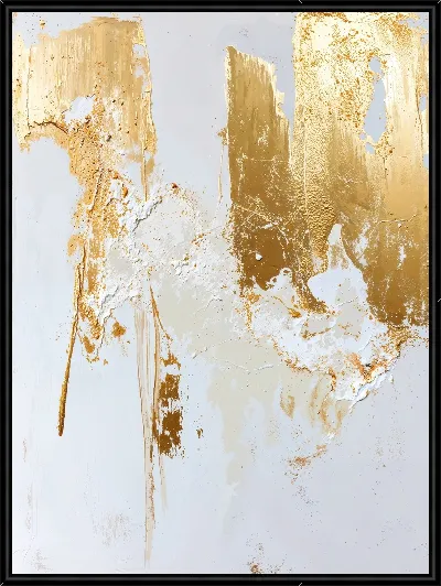 Картина Золотая абстракция №102