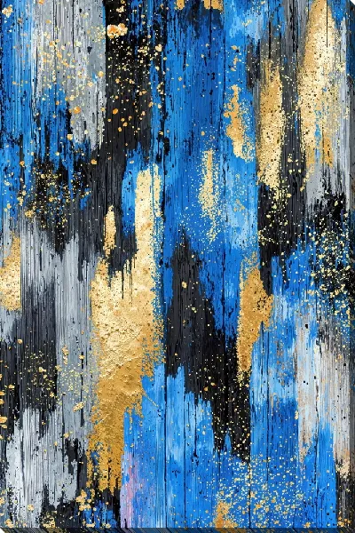 Картина маслом Золотая абстракция №106