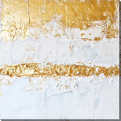 Картина маслом Золотая абстракция №111
