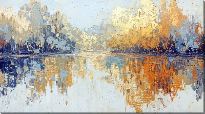 Постер Золотая абстракция №113