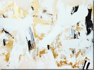 Картина маслом Золотая абстракция №116