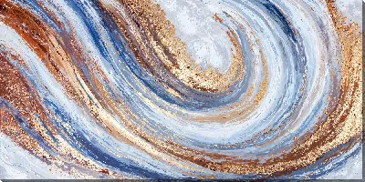 Картина маслом Золотая абстракция №118