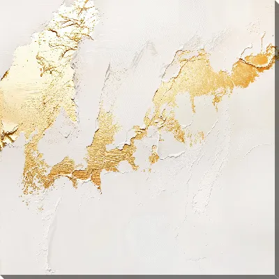 Картина маслом Золотая абстракция №123