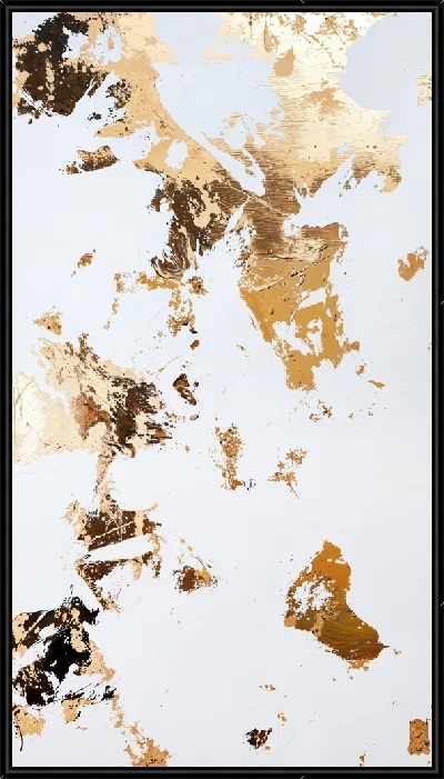 Картина Золотая абстракция №125