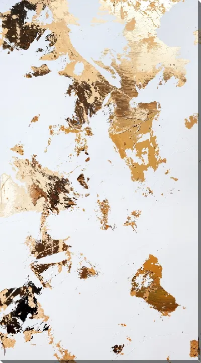 Картина маслом Золотая абстракция №125