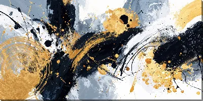 Постер Золотая абстракция №127