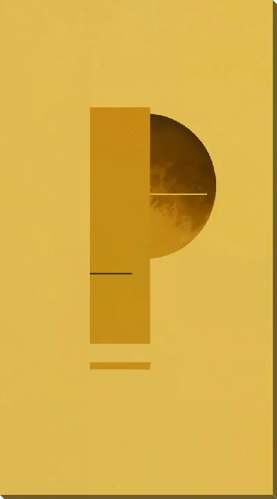 Постер Золотая абстракция №140