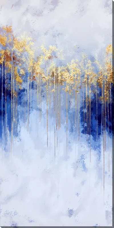 Картина маслом Золотая абстракция №145