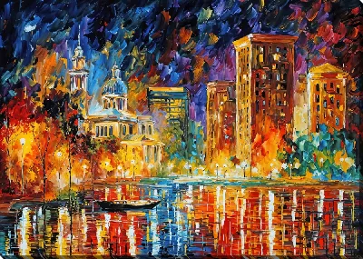 Картина Ночной город №112