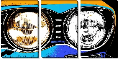 Модульная картина Фары №5