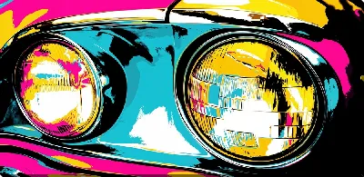 Картина маслом Фары №7