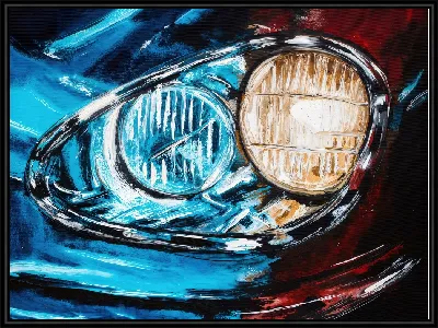 Картина Со светящимися фарами №1