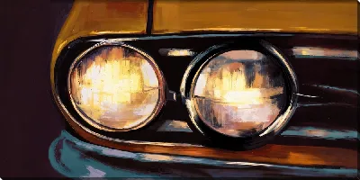 Картина маслом Фары №13