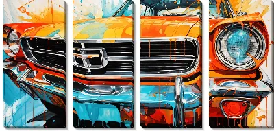 Модульная картина Фары №17