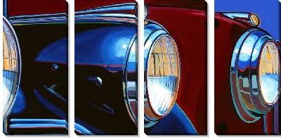 Модульная картина Фары №21