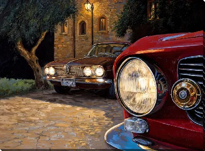 Постер Со светящимися фарами №3