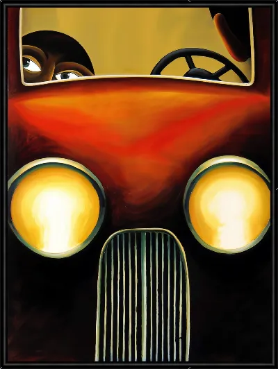 Картина С подсветкой фар №1