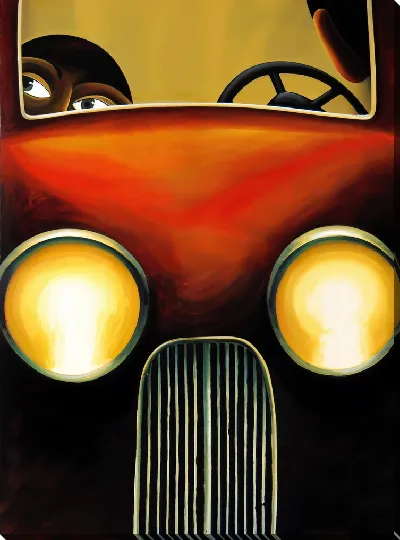 Постер С подсветкой фар №1