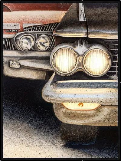 Картина С подсветкой фар №2